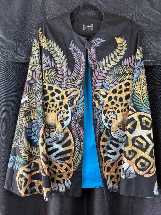 Sindashi Jackets & Blazers - Sindashi Hand Painted Cape (One Size)